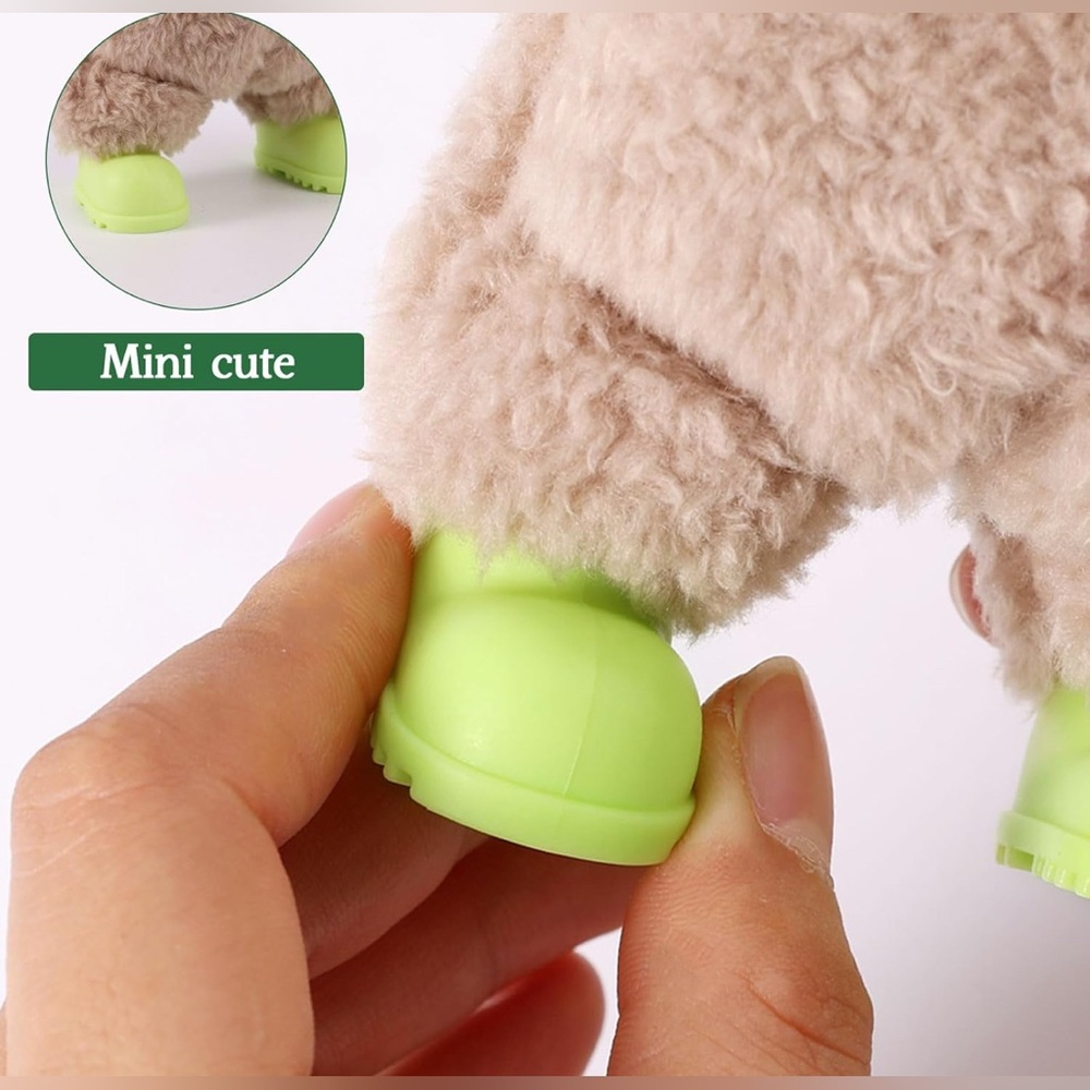 New! White Labubu Mini Shoes (Fits most standard size Labubus)